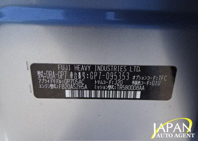 2015 SUBARU IMPREZA SPORTS 2.0I EYESIGHT