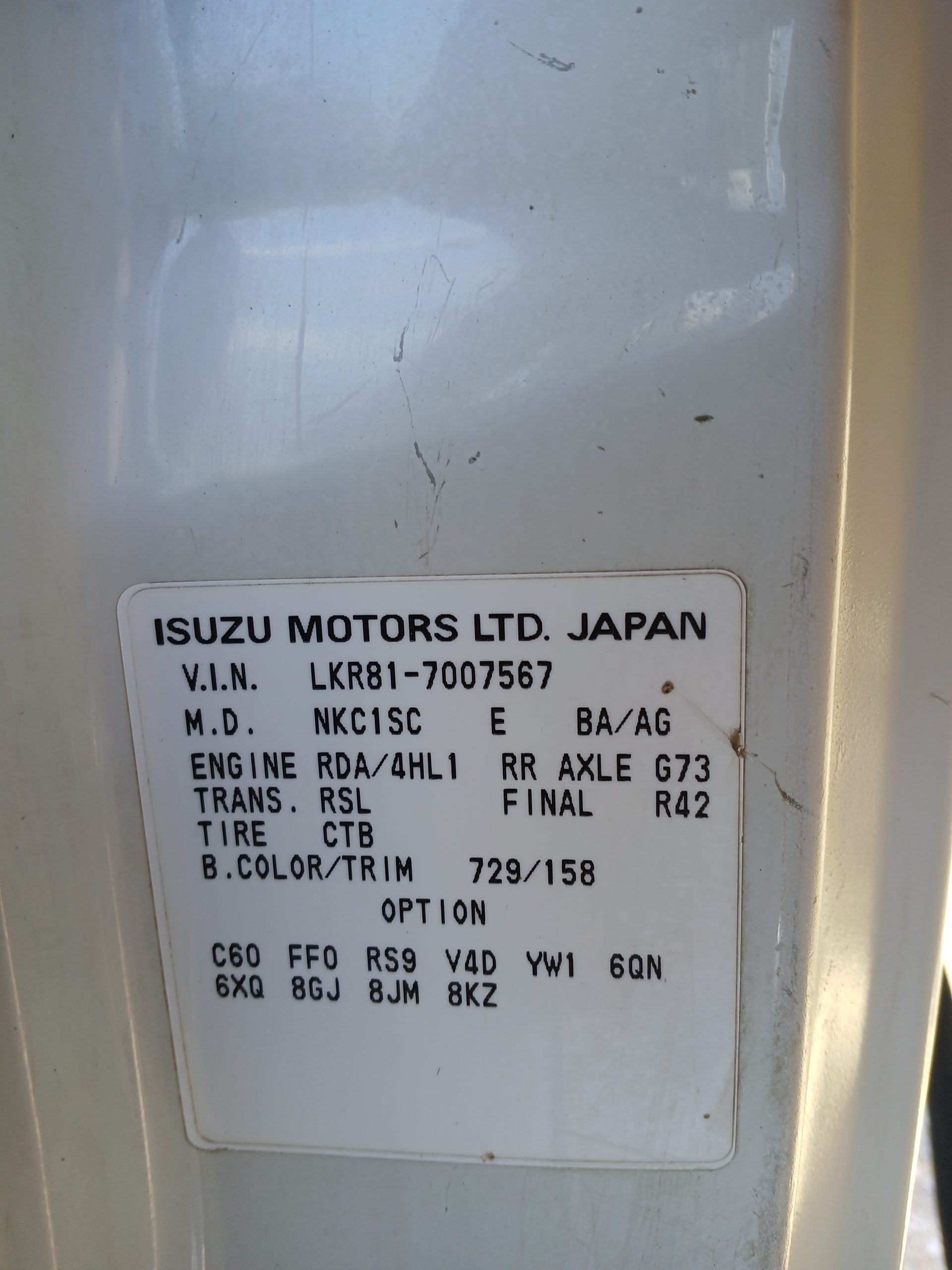 2006 Mazda Titan Rebadged Tipper Truck